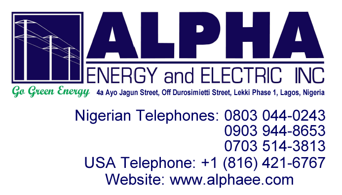Alpha Energy and Electric, Inc., Reaching Out to Africa!