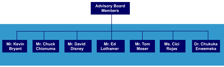 Advisory Board Organizational Chart